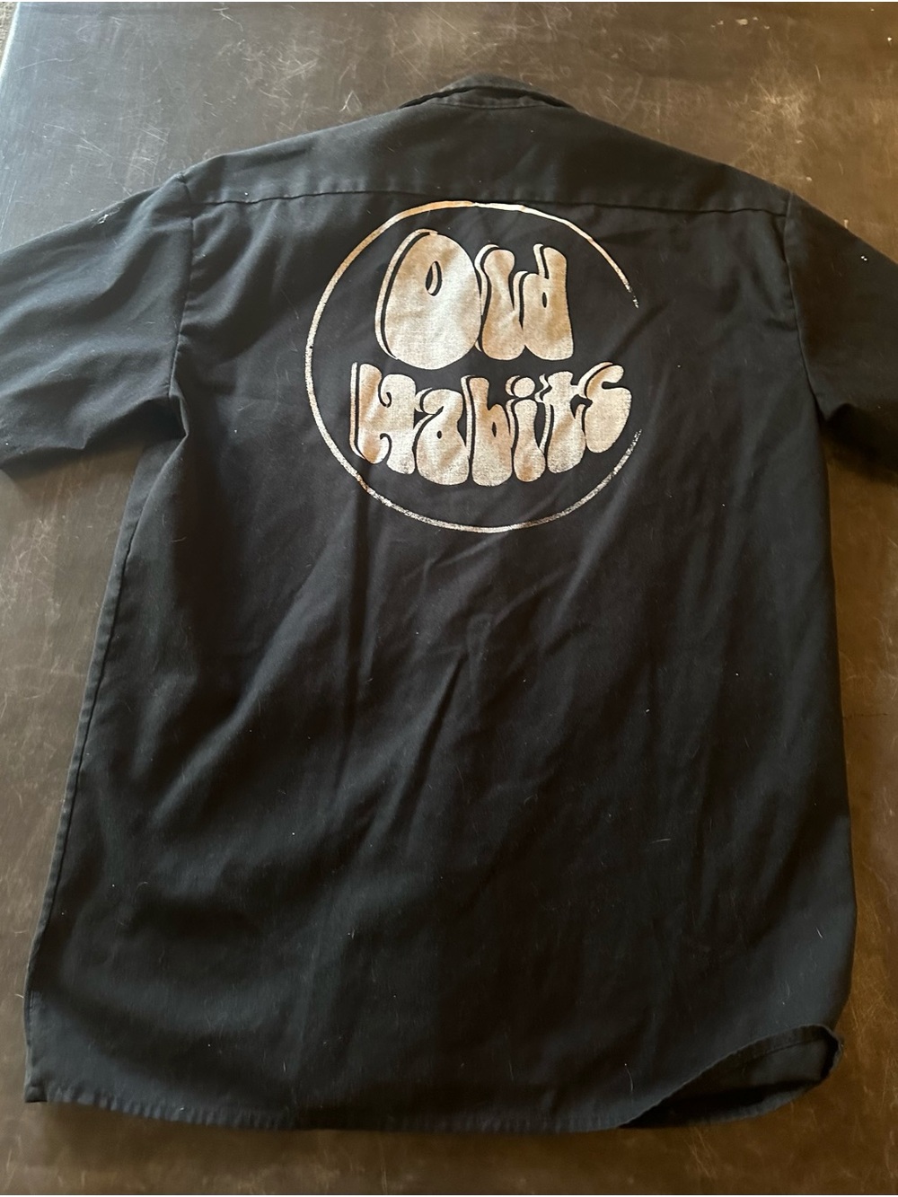Dickies Black Work Shirt with Branded Tag